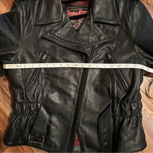 Flying Bikes Leather Jacket - Picture 15 of 16